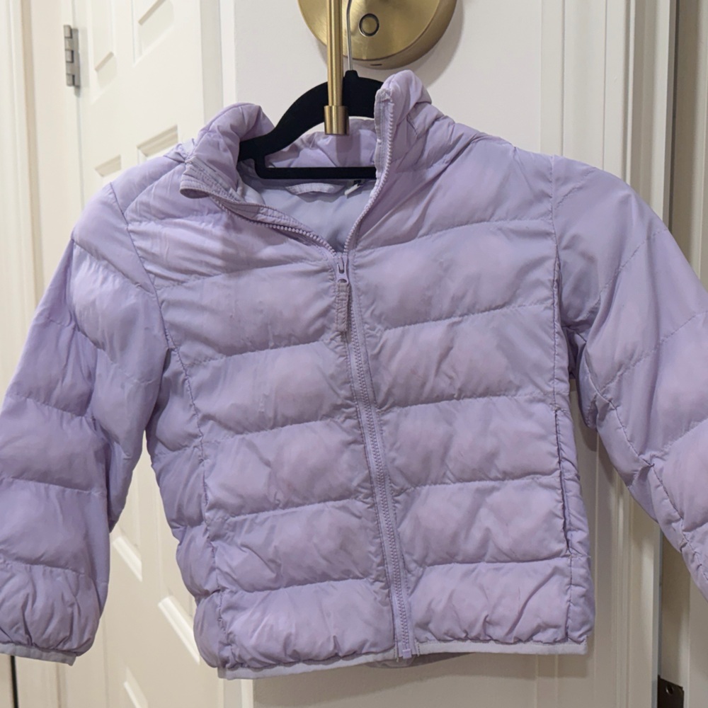 Uniqlo Kids Light Purple Puffer Jacket